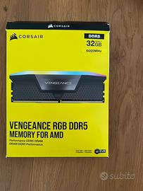 vengeance rgb ddr5 memory for amd 16 gb x 2