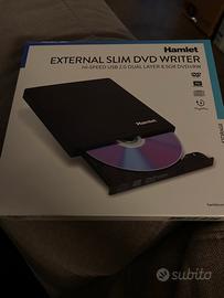Hamlet Masterizzatore DVD Slim USB