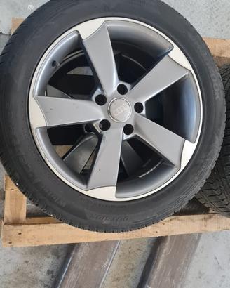 Gomme invernali con cerchi originali Audi