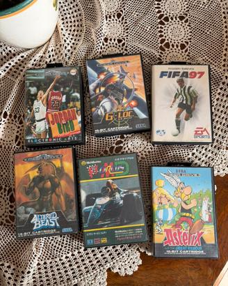 6 giochi sega mega drive