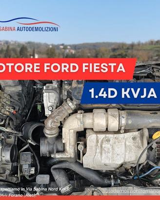 motore ford fiesta 1.4 diesel sigla KVJA