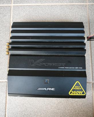 Amplificatore Auto Alpine MRP-F242 V-Power | 4 Ch