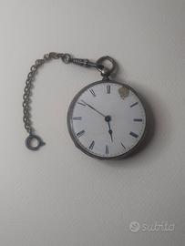 orologio da tasca in argento per ricambi; .800 arg