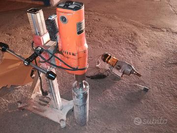 CAROTATRICE CON SUPPORTO INCLINABILE E 2 MOTORI