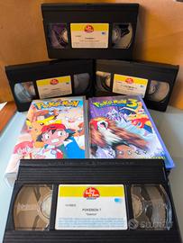 Vhs Pokemon lotti ricambi Sabrina e Film 3

