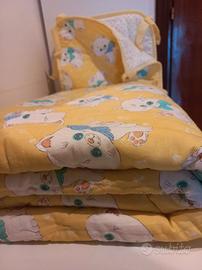 set cordinato lettino neonato.