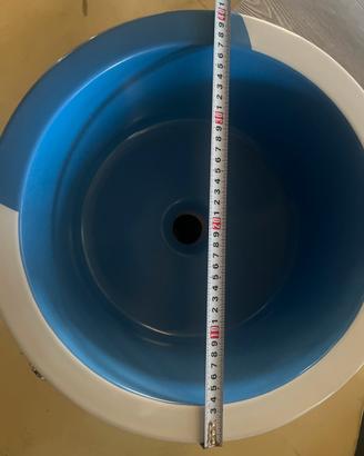 Lavabo scarabeo basket ceramica da appoggio