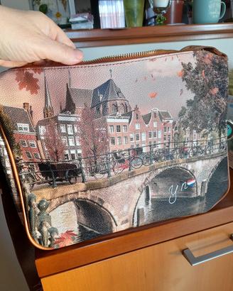 YNOT? Hobo bag stampa Amsterdam