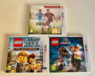 3 Giochi Nintendo 3DS LEGO + FIFA 15