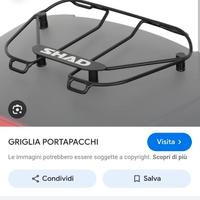 Piastra x bauletto Shad x Moto Honda 