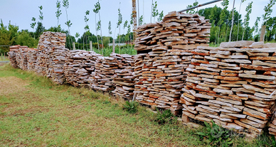 Lastre marmo salva prato da piazzale o viale