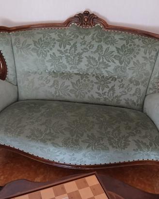 Set divano + 2 poltrone + 2 pouf