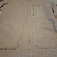 H&M cappotto donna ,panna, teddy, tg s