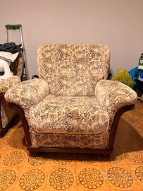 Coppia di poltrone vintage