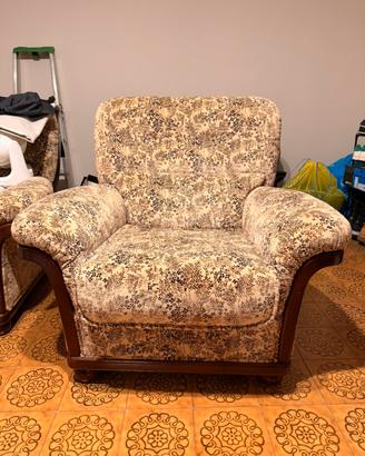 Coppia di poltrone vintage