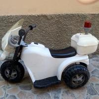 Moto elettrica polizia per bimbi