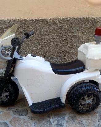 Moto elettrica polizia per bimbi