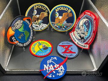 Set di 6 Patch Ricamate Missioni Spaziali NASA/USA