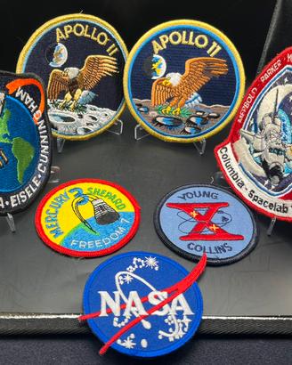 Set di 6 Patch Ricamate Missioni Spaziali NASA/USA