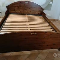 Letto matrimoniale Grattarola in noce