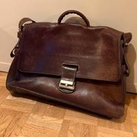 BORSA 24 ORE ARTIGIANALE IN VERA PELLE