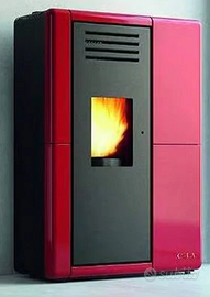 Stufa a pellet Cola Cupido 8,12 kW in maiolica