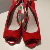 Sandali open toe rossi Replay n. 40