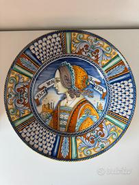 Grande Maiolica di Orvieto dipinta a manoØ 41,5cm