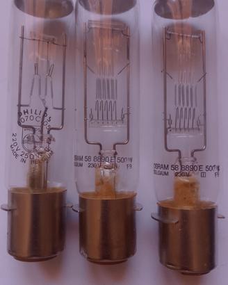 lampade alogene  per proiettore  vintage