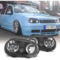 FARI VOLKSWAGEN VW GOLF 4 IV 97-03 FONDO NERO BLAC
