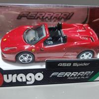 Modellino Ferrari 458 spider 1/43