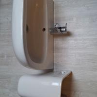 Lavabo sospeso in ceramica bianca Duravit