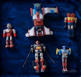 da collezione robot anni 70 in metallo 