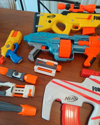 Nerf fucili + accessori 