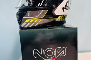 Casco NOS NS-10 MIG Fluor Yellow