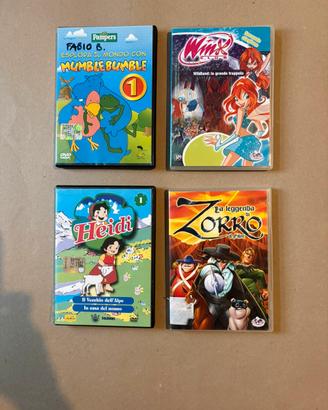 Set 4 DVD per bambini