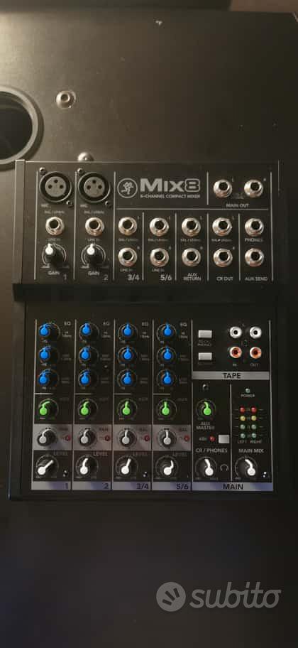 Mix-8, 8 channel compact mixer - come nuovo - Audio/Video In vendita a ...