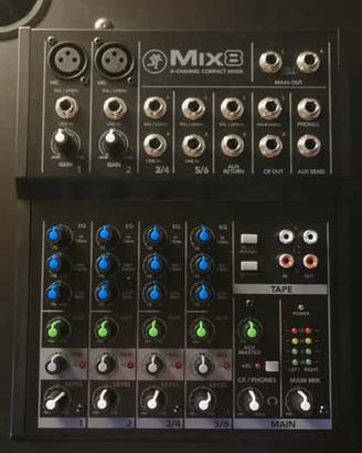 Mix-8, 8 channel compact mixer - come nuovo