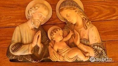 Sacra Famiglia in gesso 1920