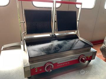 PIASTRA ELETTRICA PER PANINI DOPPIA
