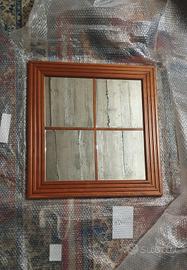 Specchio con cornice in ciliegio