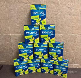 10 pacchi tampax & go verdi