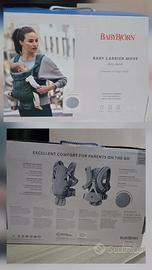 Marsupio babybjorn carrier movie grey