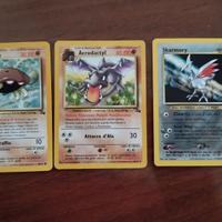 Carte pokemon aerodactyl-kabuto-skarmory