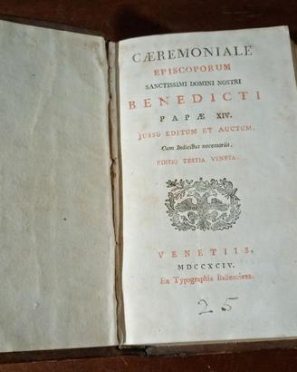 LIBRO ANTICO DEL 1794 .