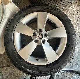 Cerchi originali vw passat skoda octavia 215 55 17