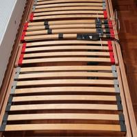 Letto singolo con doghe mobili con materasso