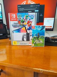 Switch Oled+Zelda Breath of the Wild
