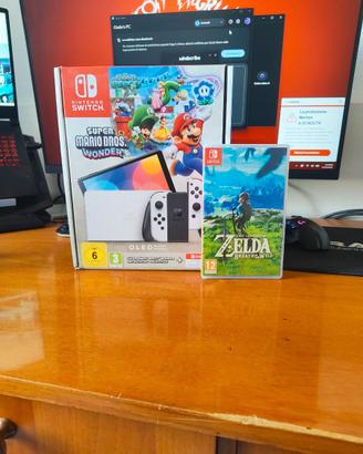 Switch Oled+Zelda Breath of the Wild