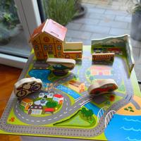 Play puzzle Città in legno, Delta Sport